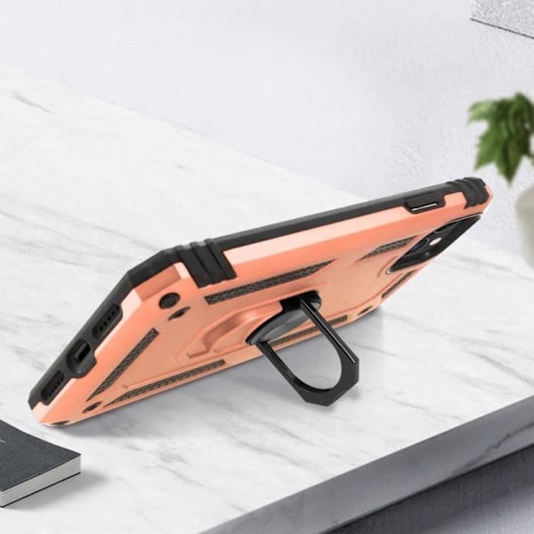 Fodral - AVIZAR - iPhone 11 Pro Max - Stötsäker - Bi-material - Rose Gold Video Support Rose guld