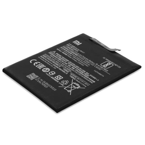 Internt batteri Xiaomi Redmi 6A Li-Polymer Modell BN37 3000 mAh Svart