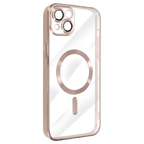 Coque - Apple - iPhone 14 - Silikon - Rosa - MagSafe - Kromad kant Rosa