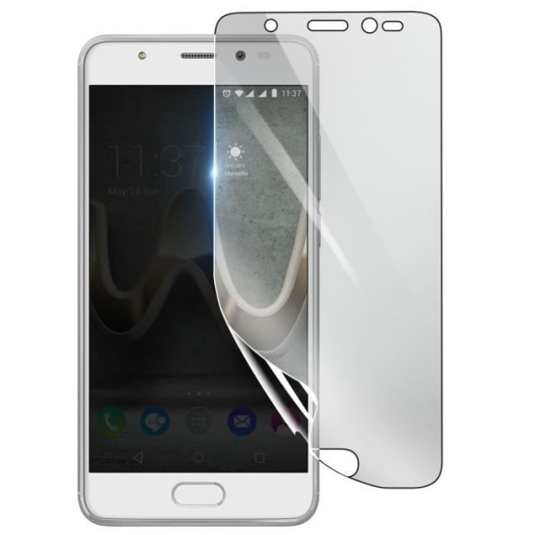 Skärmskydd - 3MK - Wiko U Feel Prime - Stötsäker Hydrogel - Transparent - Reptålig Transparent