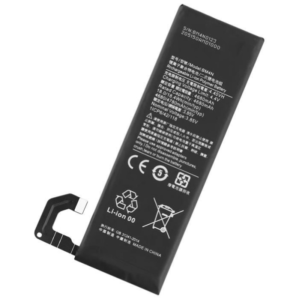 Sisäinen akku Xiaomi Mi 10 5G - 4680mAh - Yhteensopiva Korvaa BM4N