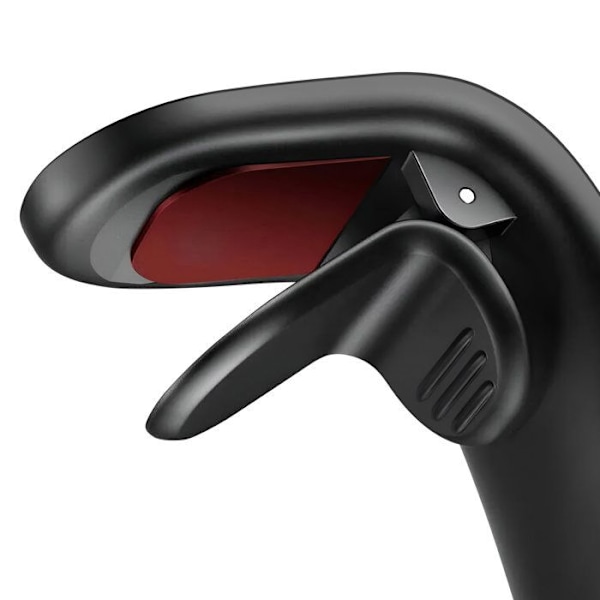 Support til smartphone med magnetisk bilventilationsholder, roterende Akashi sort Svart