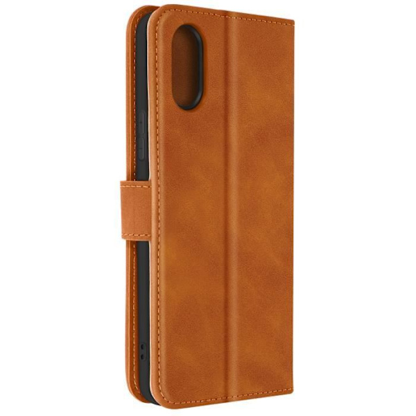 Sony Xperia 10 VI - AVIZAR - Camel-lompakko - Puolijäykkä - Integroitu korttitila kastanj