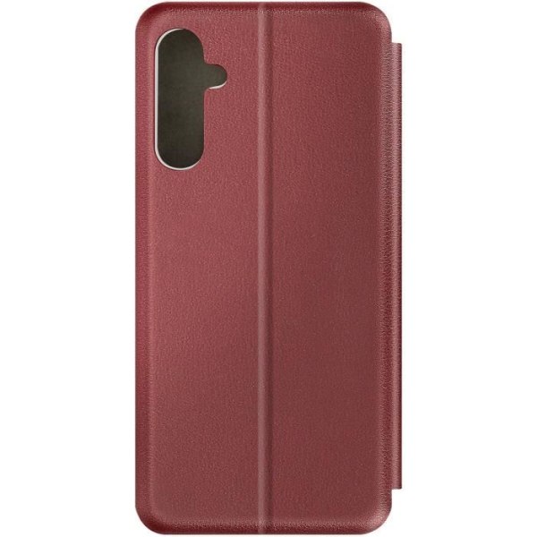 Suojakuori Samsung Galaxy S23 FE Flip Card Holder -tukivideolle Burgundy Röd