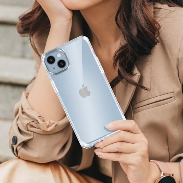 iPhone 14 Plus -kotelo Iskunkestävä, ohut, yhteensopiva MagSafe Skin -kotelo, läpinäkyvä