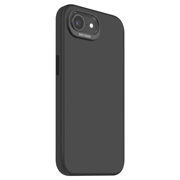 Coque för iPhone 16e MagSafe Antimicrobe Soft Touch Decoded Svart Svart
