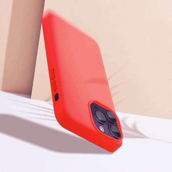 iPhone 14 Pro Max - MOXIE - Puolijäykkä - Ohut - Kevyt - Koralli