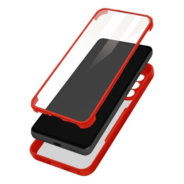 Coque integreret - AVIZAR - Galaxy A53 5G - Plexiglas - Polymer - Rød Röd