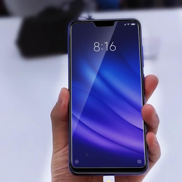Skyddsglas - Xiaomi - Mi 8 Lite - Härdat glas 9H - Transparent Vit - 0.33 mm Klar vit