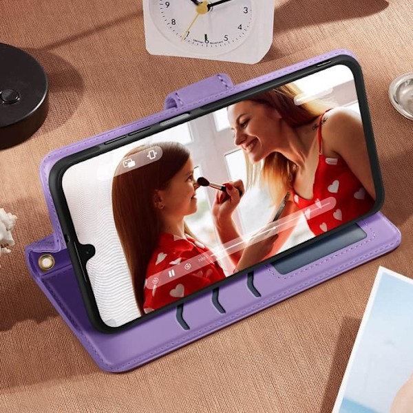 Samsung Galaxy A16 Lompakko Suunnittelu Timanttikuvio Violet Lila