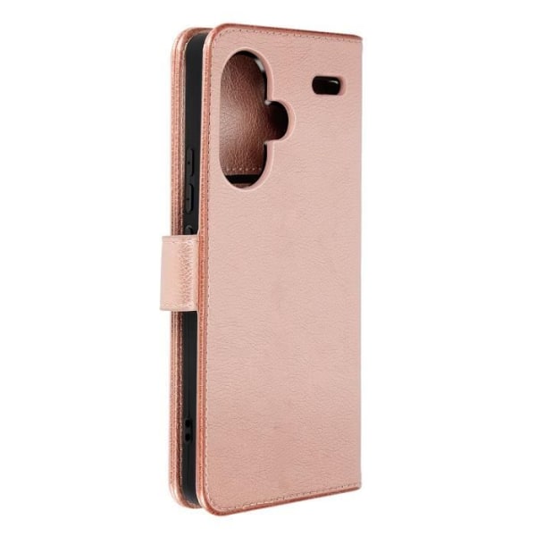 Fodral till Xiaomi Redmi Note 13 Pro Plus plånbok och videohållare Champagne Pink