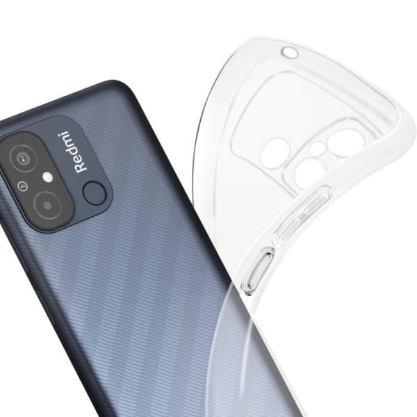 Redmi 12C mjukt transparent fodral