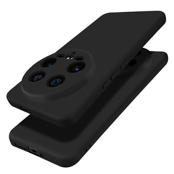 Coque - AVIZAR - Xiaomi 14 Ultra - Semi-rigid - Soft-touch - Anti-fingeraftryk Sort Svart