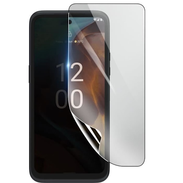 Näytönsuoja - 3MK - Nokia XR21 - Iskunkestävä Hydrogeeli - Läpinäkyvä - Naarmuuntumaton Transparent