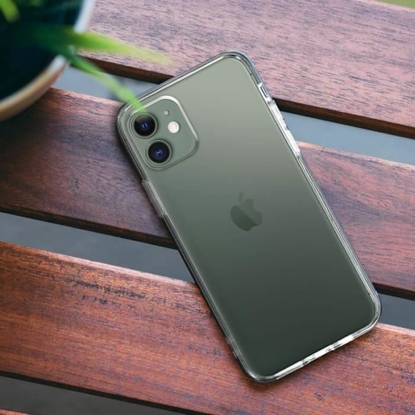 iPhone 11 -kuoren jäykät iskunkestävät reunat läpinäkyvät puskurin sivut