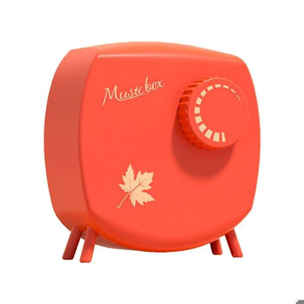 Orange Transistor Spelande Låda Orange