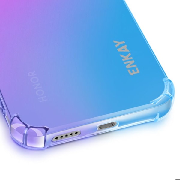 Coque til Honor 400 Lite Blød med Forstærkede Hjørner Gradient Design Enkay Blå