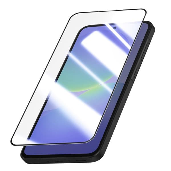 Skærmbeskyttelse til Galaxy A37 Hybrid Design Full Glue 5D Transparent Vit