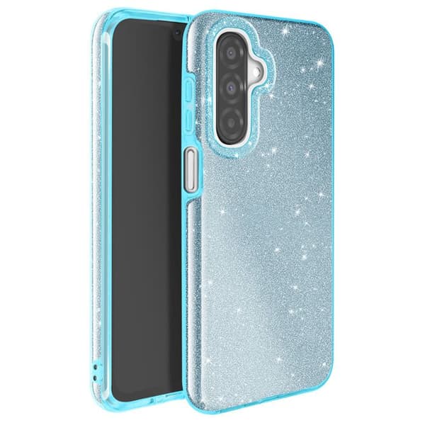 Glittrande Stötabsorberande Fodral för Samsung Galaxy A26 Blå Blå
