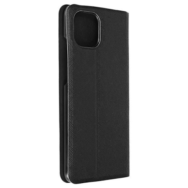 Samsung Galaxy A03 Saffiano Läderfodral Ultra-styvt baksida Videostöd BigBen Black Svart