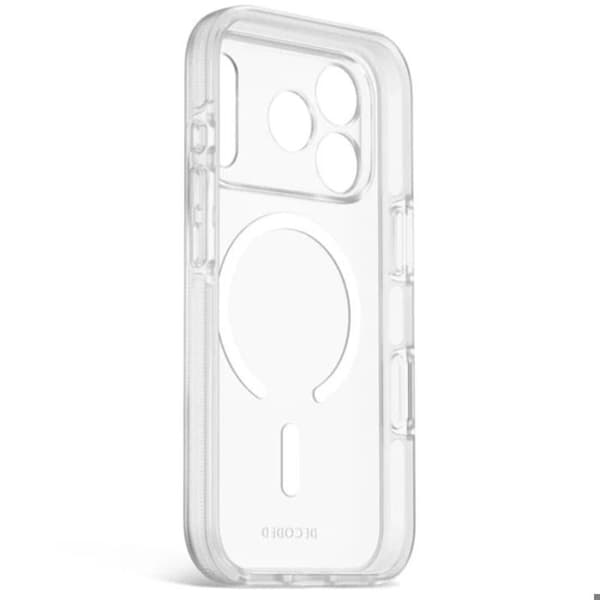 MagSafe-cover til iPhone 18 Pro Serie DropTec Forstærket Decoded Hvid Vit