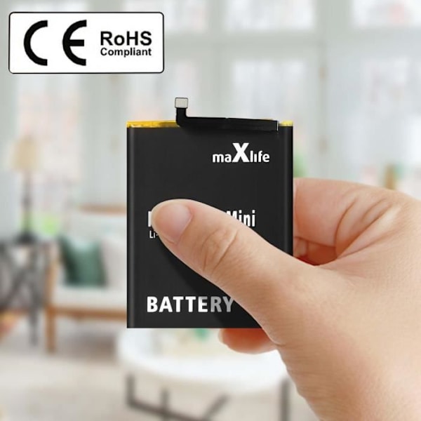 Internbatteri - HUAWEI - P9 Lite Mini, Y6 2017, Y5 2018 - Kapacitet 2900mAh - 100% kompatibel - Svart Svart