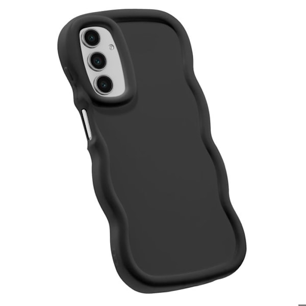 Coque til Samsung Galaxy S23 FE Silikone Stødabsorberende serie Candy Sort Svart