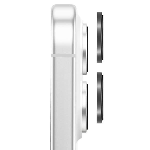 Kamerabeskyttelse til iPhone 16 med Blue Star Sort / Transparent Applikator Svart / Klar
