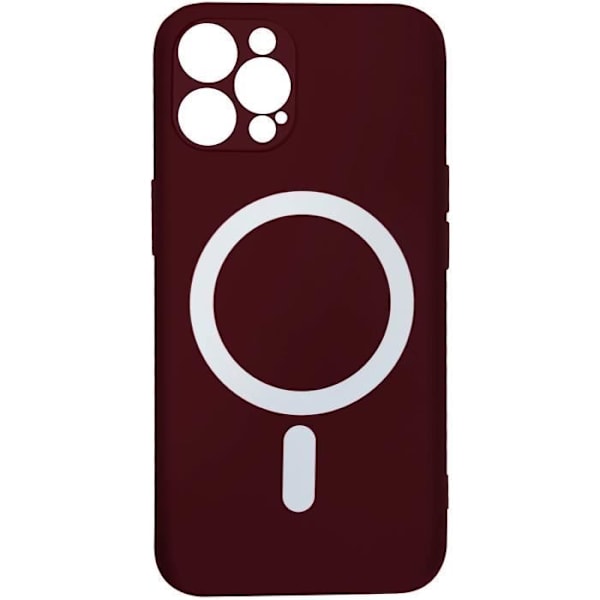 iPhone 12 Pro MagSafe -kotelo, Burgundy Magsafe -kotelo
