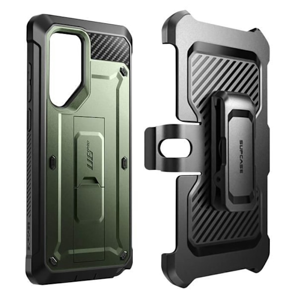 Full Body Case til Samsung Galaxy S24 Ultra - SUPCASE - Unicorn Beetle Pro - Stødsikker - Stødstøtte - Khaki Grön