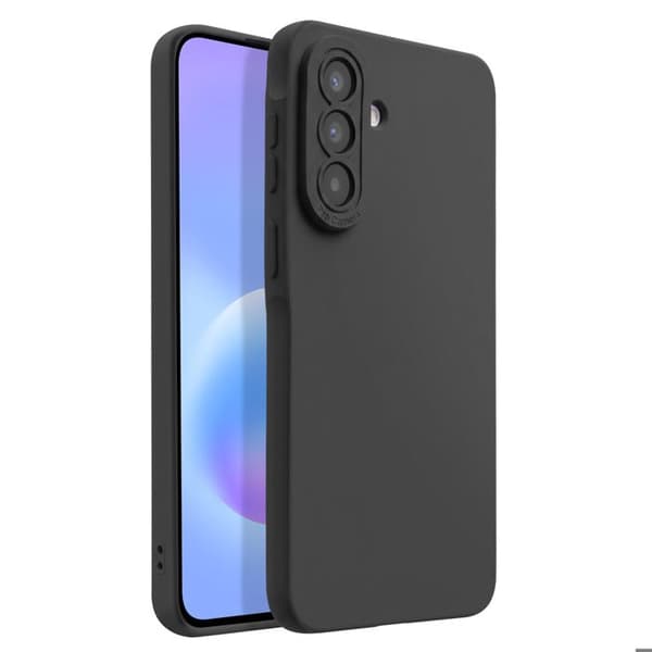 Samsung Galaxy A57 Silikone Cover Forstærket Kamera Beskyttelse Sort Svart