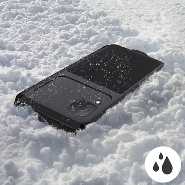 Beskytteræde - LOVE MEI - Huawei P40 Lite - Vandafvisende - Stødabsorberende - Ultra-holdbar Svart