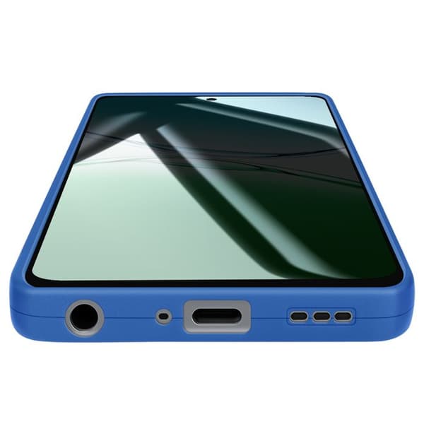 Silicone Case för Oppo A5 med Kameraförstärkning Blå Blå