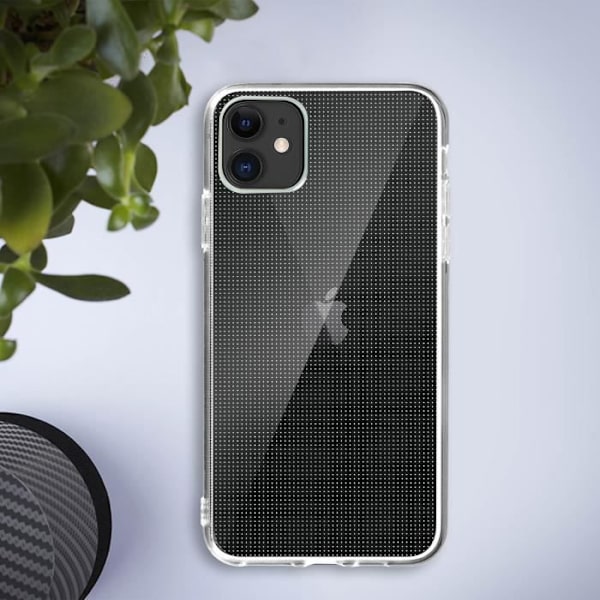 iPhone 11 kuori - ILMOITA - Silikoni Geeli Joustava - Erittäin Ohut - Läpinäkyvä - Kestävä Transparent