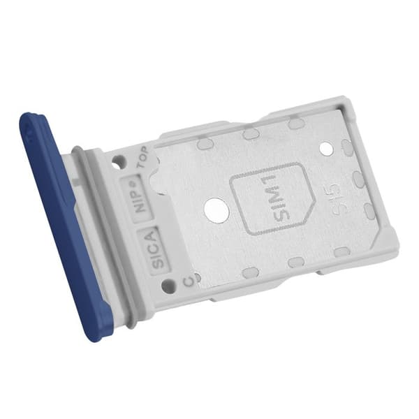 SIM-kasse - AVIZAR - Galaxy S25/S25 Plus - Dobbelt Nano SIM - Natblå - Original Blå