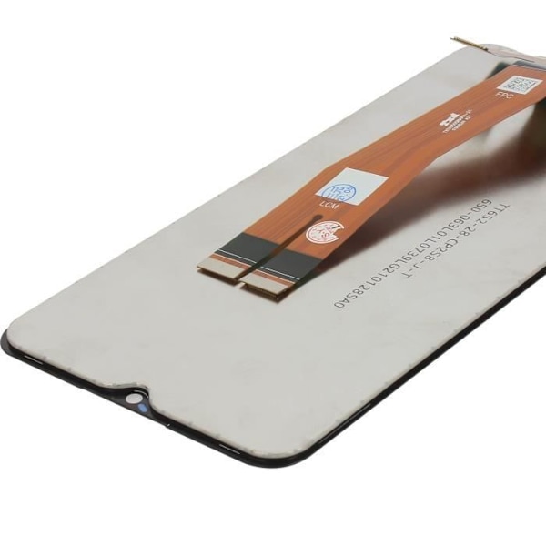 Samsung Galaxy A02s og A03s erstatningsberøringsglas LCD-skærm - Sort Svart