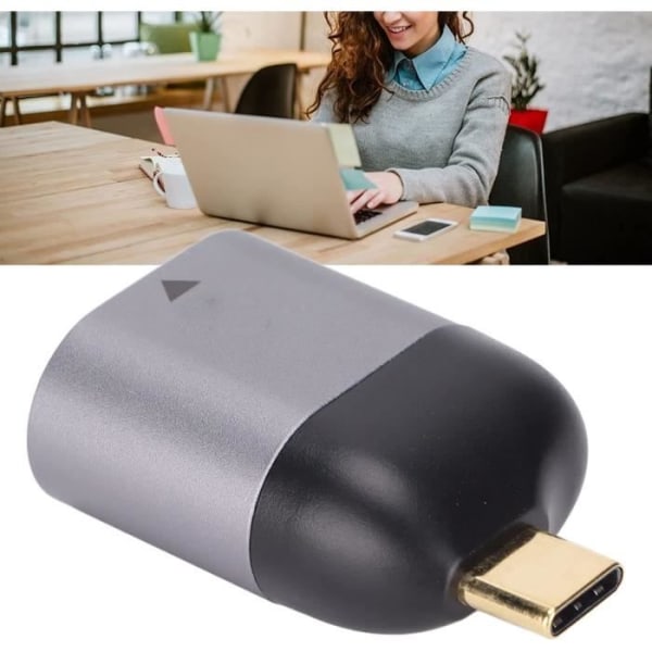 USB C till VGA-adapter 8K vid 60HZ Stöd USB Typ C till VGA hane till hona-omvandlare för telefon-PC p[1496]