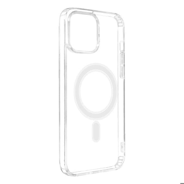 MagSafe-silikonskal för iPhone 11 med hård baksida Swissten Transparent Transparent