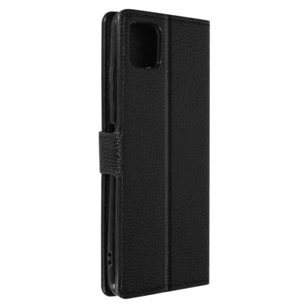 Housse Folio - AVIZAR - Samsung Galaxy A22 5G - Øko-læder - Sort - Video Støtte Svart