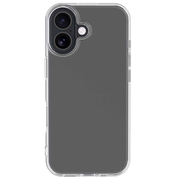 Silisoft-kuori - IPhone17 - Läpinäkyvä Vit