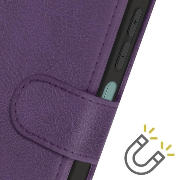 Taske til Oppo A79 Håndledsrem Flip Wallet Stand Purple Lila