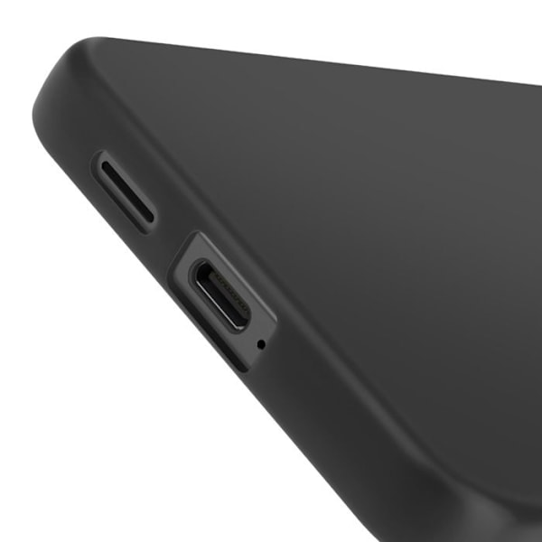 Coque för Samsung Galaxy S25 Semi-rigid Soft-touch Anti-spår Svart Svart
