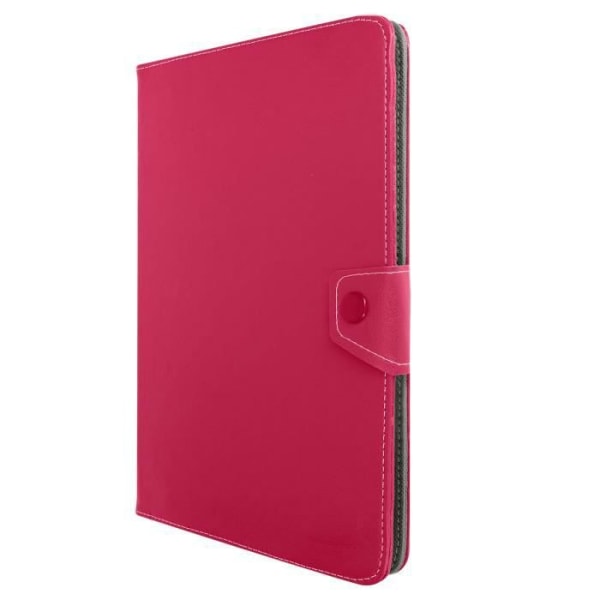 Universell 10-tums surfplattfodral i gammalt läderutseende - AVIZAR - Videostöd - Rosa - Syntetisk - Vuxen Fuchsia