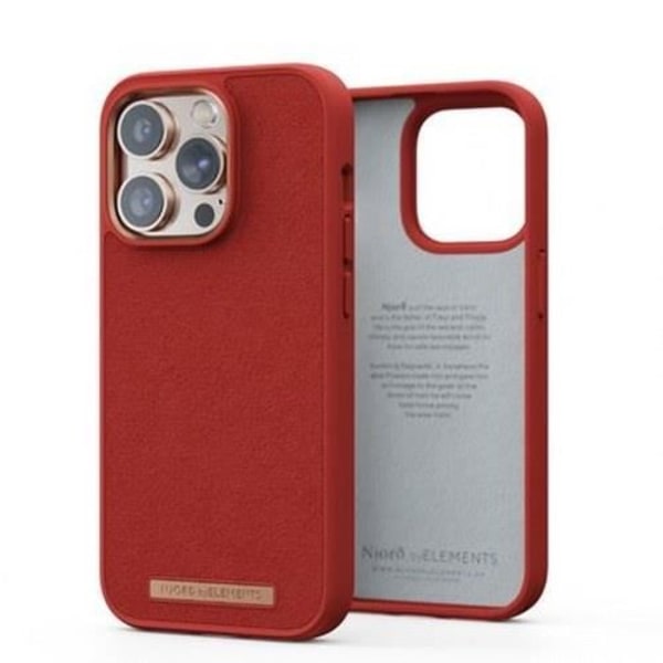 Cover til iPhone 14 Pro Comfort+ NJORD Orange - AVIZAR - Halvstiv - Syntetisk - Blank - Blandet Orange