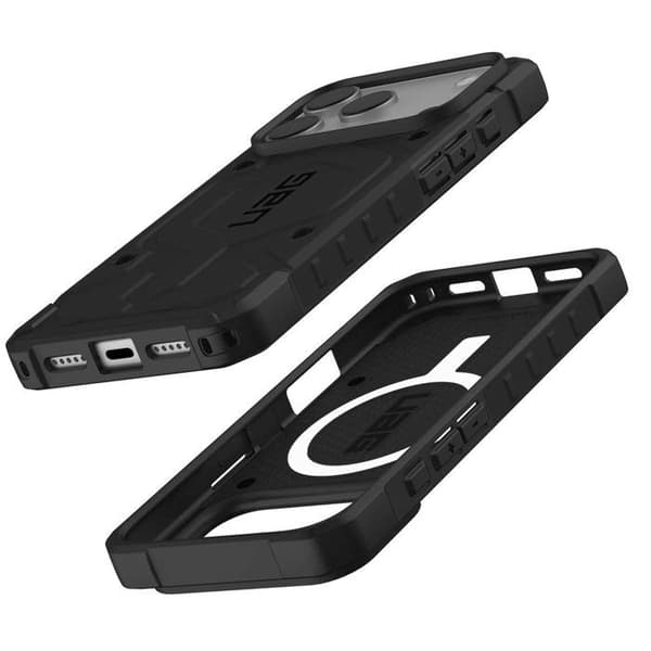 Coque MagSafe - UAG - Pathfinder - Ultra Slidstærk - iPhone 17 Pro - Sort Svart