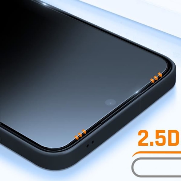 Härdat glas - AKASHI - Samsung S24 Plus - Hårdhet 9H - Helt skydd - Rep-resistant Transparent