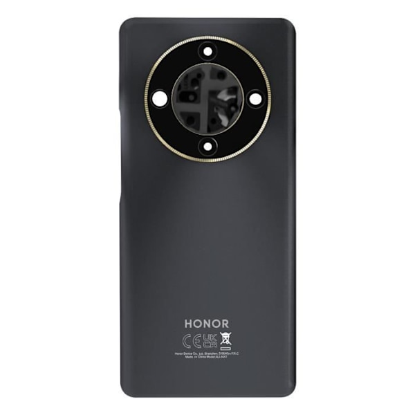 Bageste glas - Honor - Magic 6 Lite - Sort - Erstatning - Forenklet installation Svart