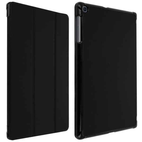 Housse - Samsung - Galaxy Tab A 10.1 2019 - Fuld beskyttelse - Video støtte - Sort Svart