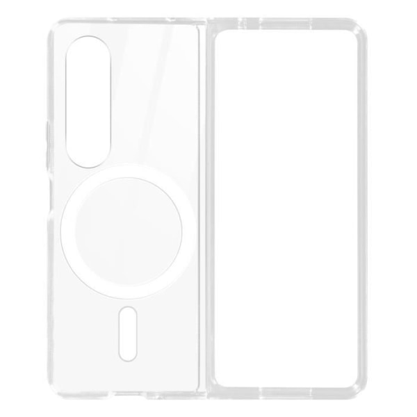 MagSafe Cover til Samsung Galaxy Z Fold 4 Hard Crystal Mag Series Gennemsigtig Vit