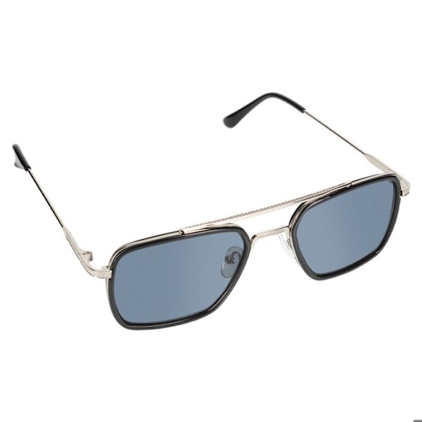 Aviator solglasögon CV2702 med UV400 färgade linser svart / silver Svart